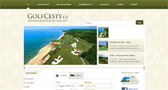 Desktop Screenshot of golfcesty.cz